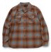 RATS / COTTON RAYON CHECK SHIRT