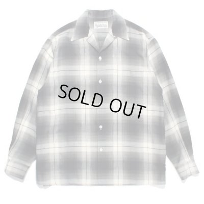 WACKO MARIA / CHECK OPEN COLLAR SHIRT