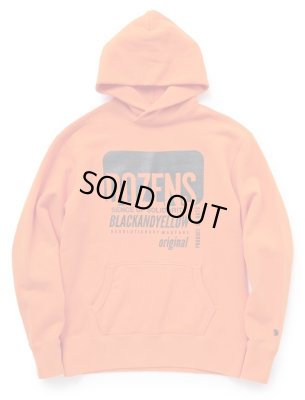 RATS / CROSS NECK HOODIE BLACK TAG