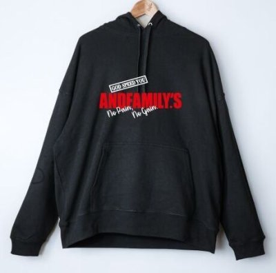 ANDFAMILY / BIG BUD ® SWEAT PARKA  -N.P.N.G-