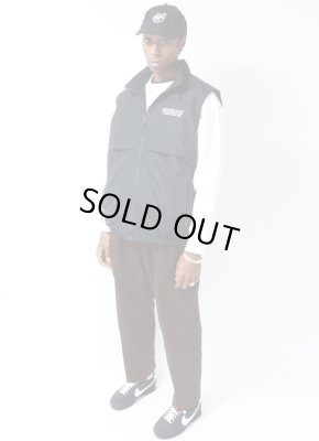 HIDE AND SEEK / Nylon Zip Vest <24SS>