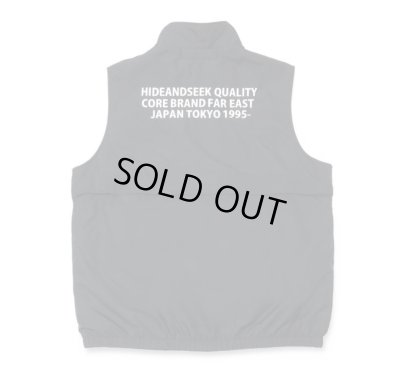 HIDE AND SEEK / Nylon Zip Vest <24SS>