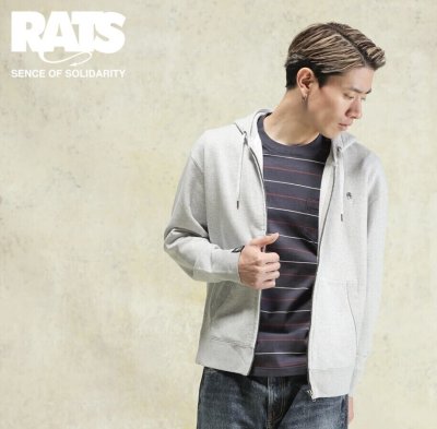 RATS / ZIP HOODIE