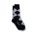 RATS / COTTON ACRYLIC ARGYLE SOCKS