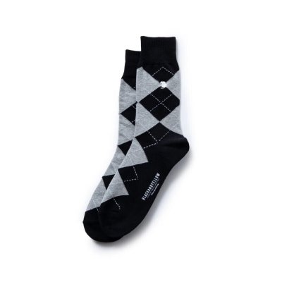 RATS / COTTON ACRYLIC ARGYLE SOCKS