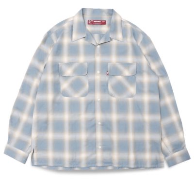 HIDE AND SEEK / Ombre Check L/S Shirt(24ss)