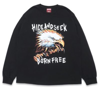 HIDE AND SEEK / Eagle L/S Tee(Front)