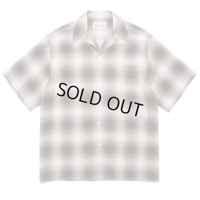WACKO MARIA / CHECK OPEN COLLAR SHIRT