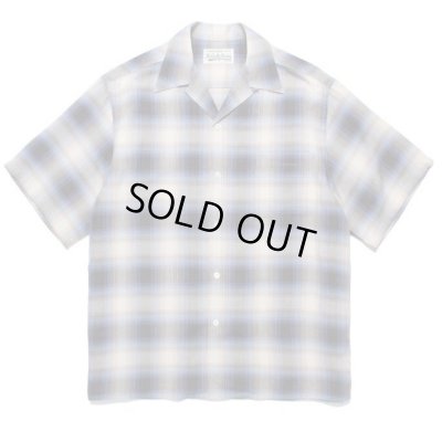 WACKO MARIA / CHECK OPEN COLLAR SHIRT