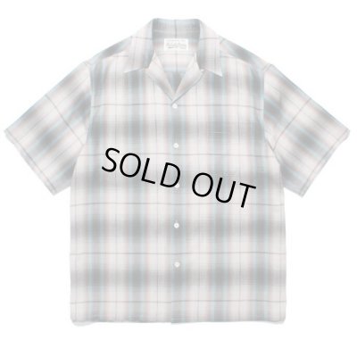WACKO MARIA / CHECK OPEN COLLAR SHIRT