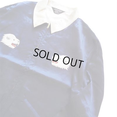 ANDFAMILY / SOUVENIR SATIN JACKET-白熊-