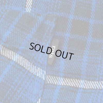 RATS / COTTON FLANNEL BLUE CHECK SHIRT