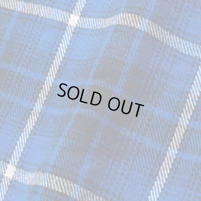 RATS / COTTON FLANNEL BLUE CHECK SHIRT
