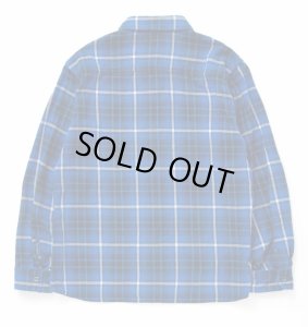 COTTON FLANNEL BLUE CHECK SHIRT チェックネルシャツ-ラッツ 通販