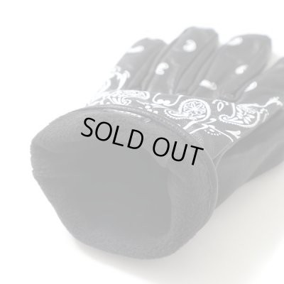 CHALLENGER / BANDANA LEATHER GLOVE