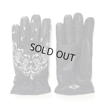 CHALLENGER / BANDANA LEATHER GLOVE