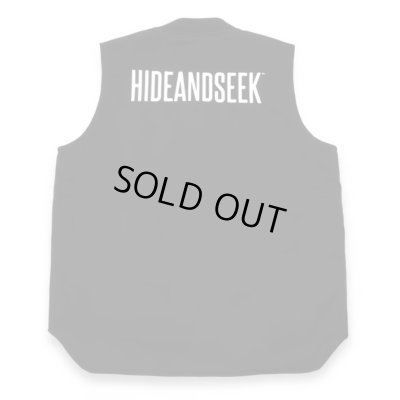 HIDE AND SEEK / Work Zip Vest(24aw)