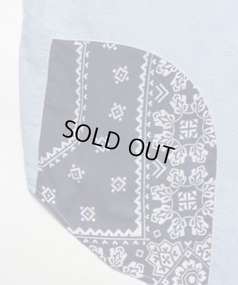 BOW WOW / OXFORD BD SHIRTS BANDANNA REPAIRED