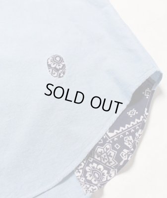 BOW WOW / OXFORD BD SHIRTS BANDANNA REPAIRED