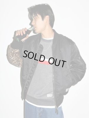 WACKO MARIA / LEOPARD FAUX FUR MA-1 FLIGHT JACKET