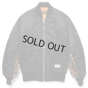 LEOPARD FAUX FUR MA-1 FLIGHT JACKET フライトジャケット-ワコマリア
