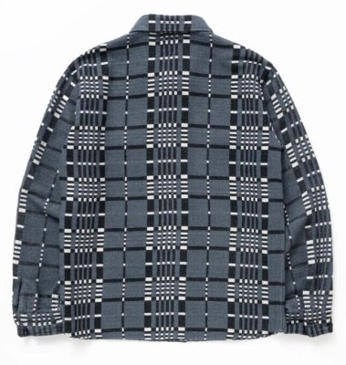 RATS / C/R FLANNEL GRAY CHECK SHIRT