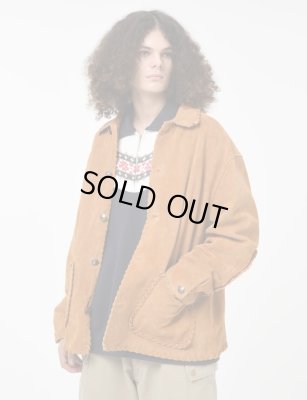 BOW WOW / WOVEN SUEDE COVERALL