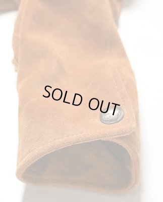 BOW WOW / WOVEN SUEDE COVERALL