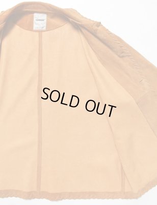 BOW WOW / WOVEN SUEDE COVERALL