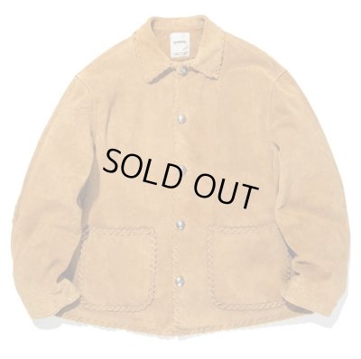 BOW WOW / WOVEN SUEDE COVERALL