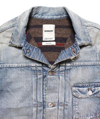 BOW WOW / BLANKET LINED DENIM JK AGING