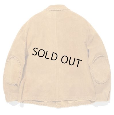 BOW WOW / WOVEN SUEDE COVERALL