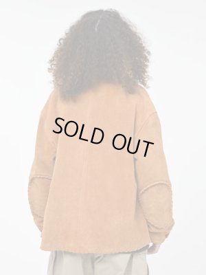 BOW WOW / WOVEN SUEDE COVERALL