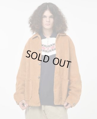 BOW WOW / WOVEN SUEDE COVERALL