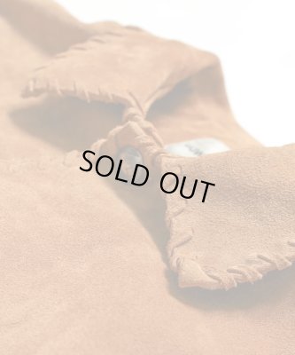 BOW WOW / WOVEN SUEDE COVERALL