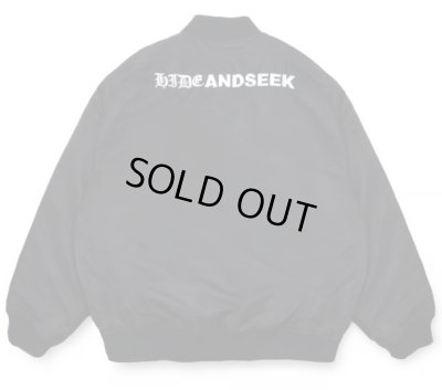 HIDE AND SEEK / Nylon Varsity Jacket(24aw)