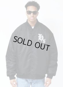 24AW HIDE AND SEEK ナイロンスタジャン HJ-110224 Nylon Varsity Jacket(24aw) ナイロンスタジャン-ハイドアンドシーク