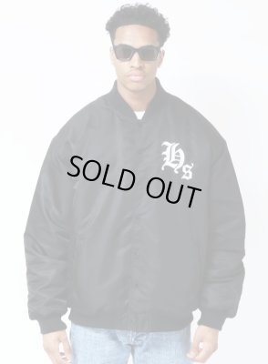 HIDE AND SEEK / Nylon Varsity Jacket(24aw)