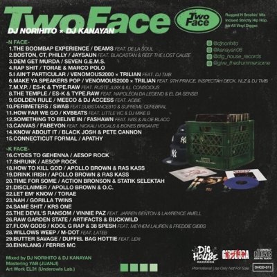 DJ NORIHITO & DJ KANAYAN / TWO FACE