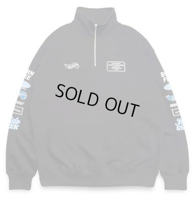 HIDE AND SEEK / HIDEANDSEEK × CarService Half Zip Sweat