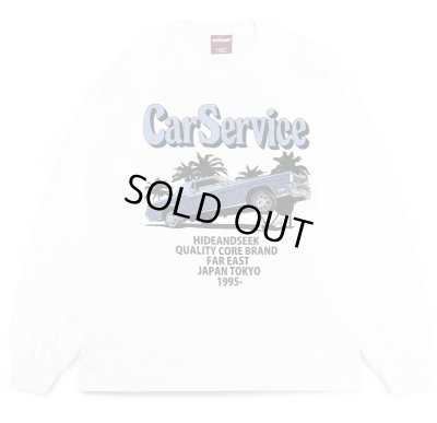 HIDE AND SEEK / HIDEANDSEEK × CarService L/S Tee-2 (Front)