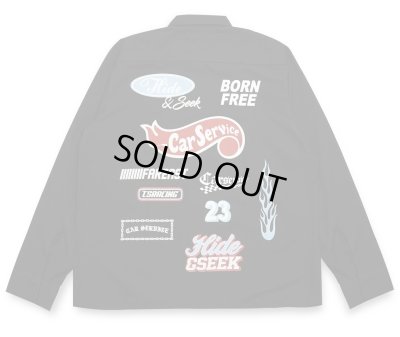 HIDE AND SEEK / HIDEANDSEEK × CarService Work L/S Shirt