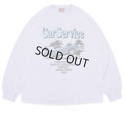 HIDE AND SEEK / HIDEANDSEEK × CarService L/S Tee-2 (Front)