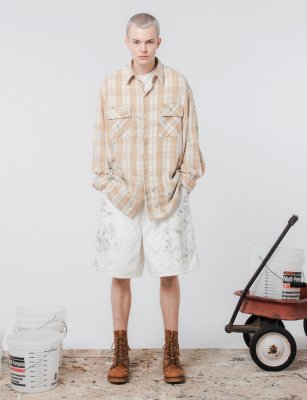 BOW WOW / PAINTED PAINTER FLANNEL SHIRT