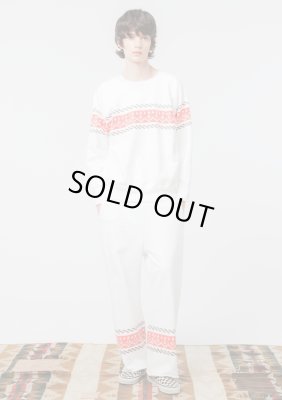 BOW WOW / CROSS PRINTED SWEATPANTS