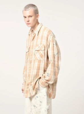 BOW WOW / PAINTED PAINTER FLANNEL SHIRT