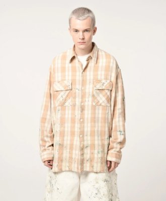 BOW WOW / PAINTED PAINTER FLANNEL SHIRT