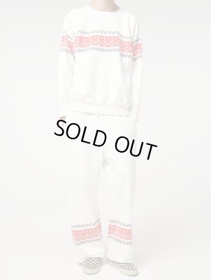 BOW WOW / CROSS PRINTED SWEATPANTS