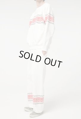 BOW WOW / CROSS PRINTED SWEATPANTS