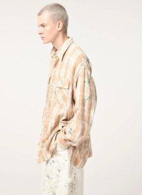 BOW WOW / PAINTED PAINTER FLANNEL SHIRT